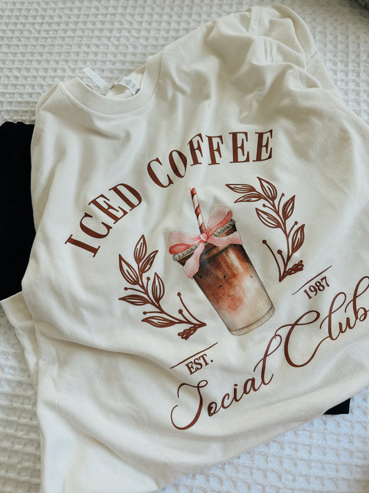 Iced Coffee Social Club Graphic Tee