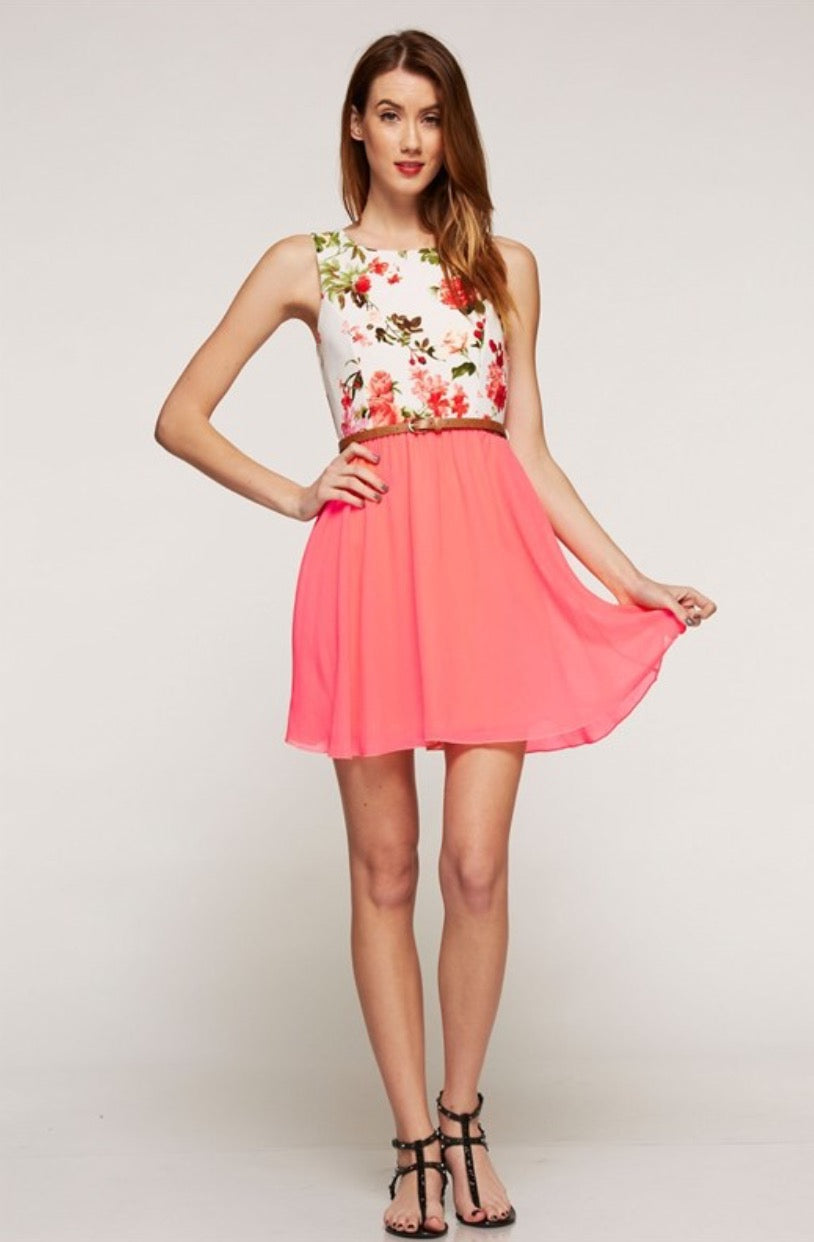 Sweet Rose Midi Dress