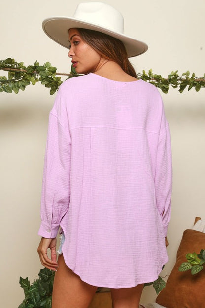 Sweet Lila Lavender Top