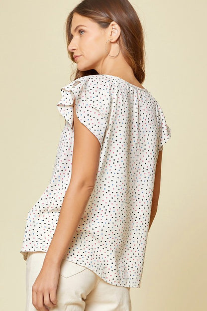 Claire Polka Dot Top