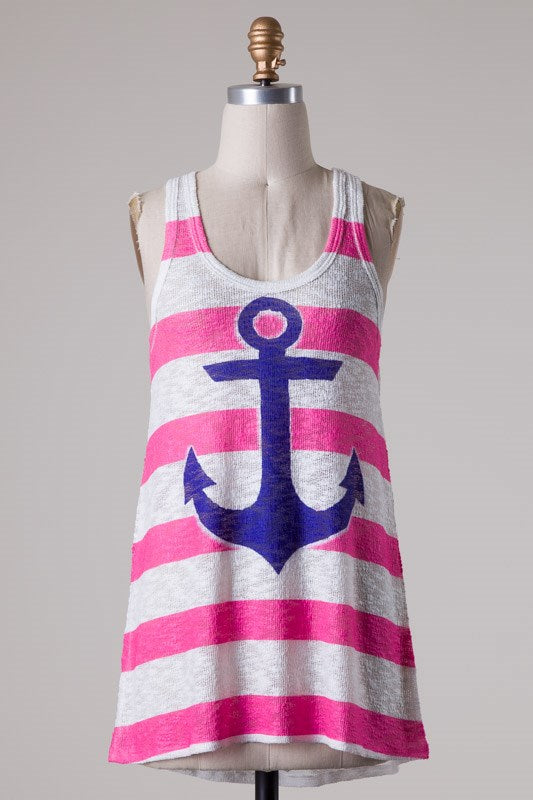 Sail Away Racerback Tank Top