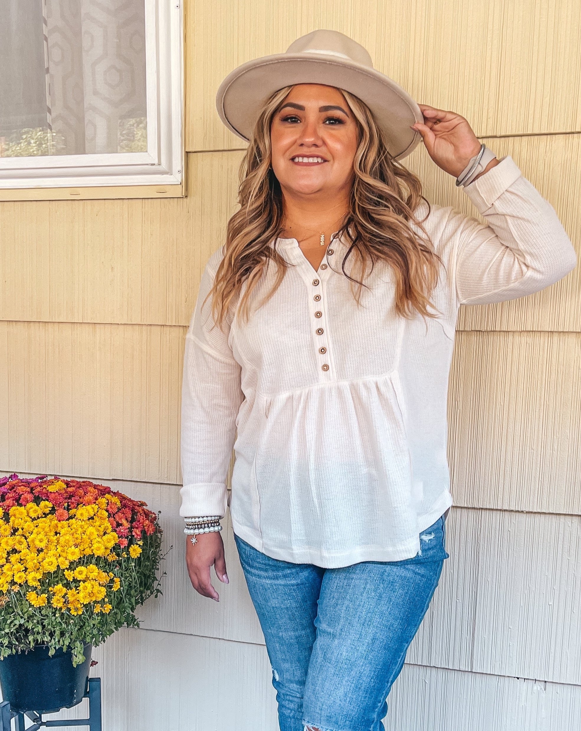 Pretty And Comfy Knit Top – Daisy Helen Boutique